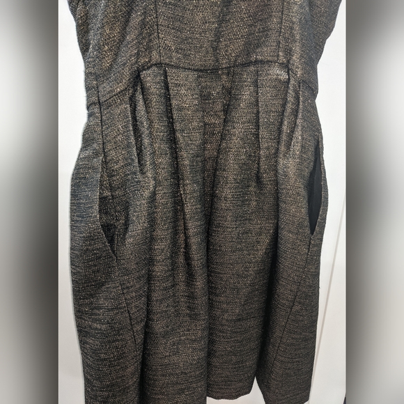 Halston Heritage metallic Strapless Dress - Picture 6 of 11